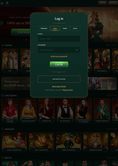 Acceso Casinia Casino